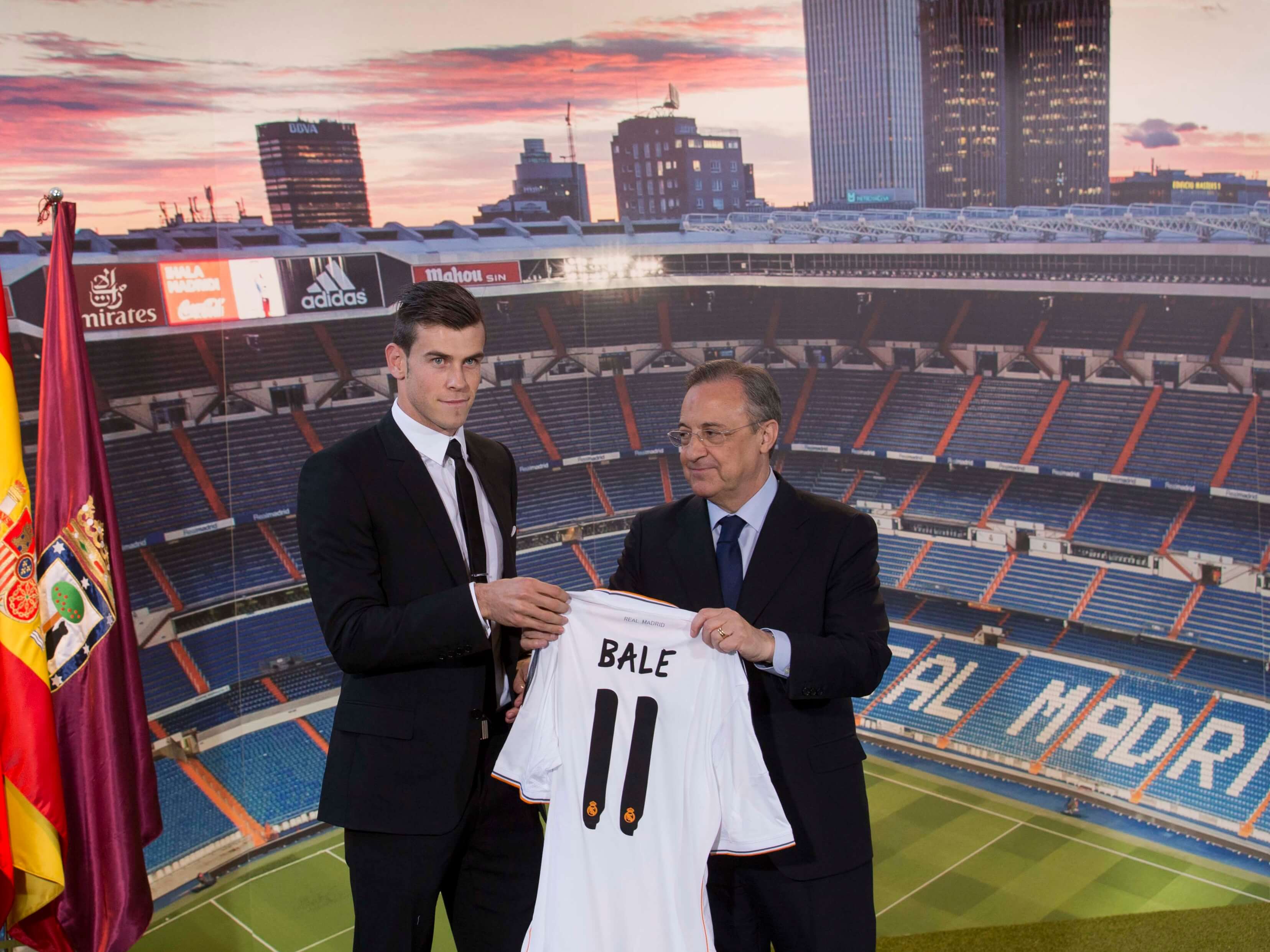 Gareth Bale signs for Real Madrid
