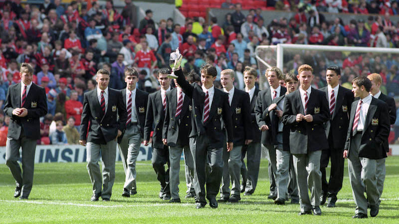 The_Class_of_92_show_off_the_FA_Youth_Cup_at_Old_Trafford