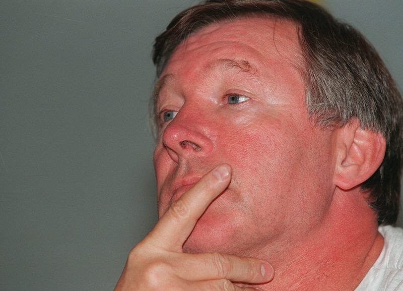 Manchester_United_manager_Sir_alex_ferguson_of_attends_ a_Press_conference_football4football_football_interviews